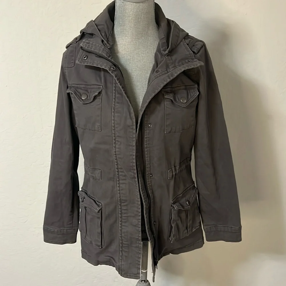 Gray Utility Jacket - Picture 1 of 5